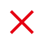 ❌