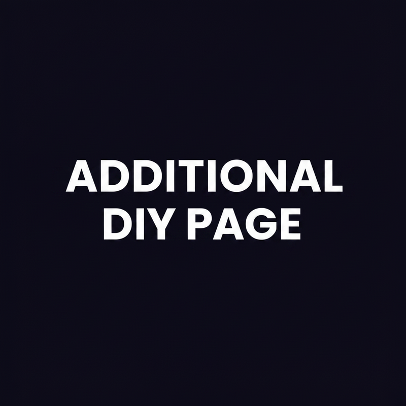 Additional DIY Page
