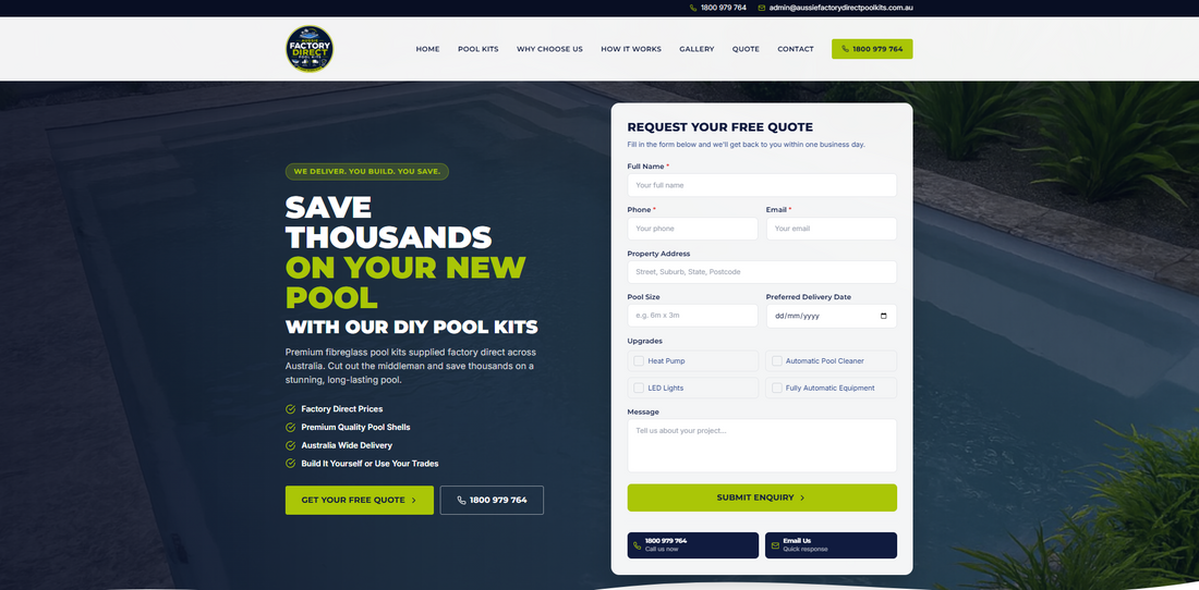 Aussie Direct Factory Pools