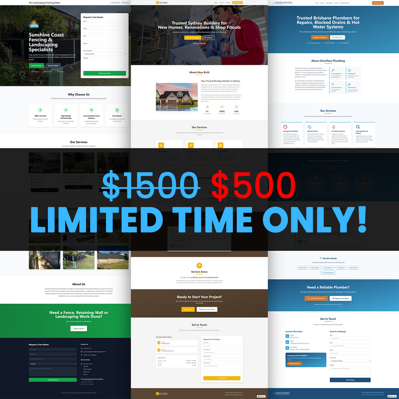 $500 Websites - All Industries